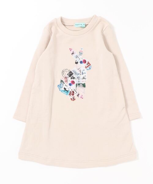 セール うさぎプリントスウェットワンピース ワンピース Hakka Kids ハッカキッズ のファッション通販 Zozotown