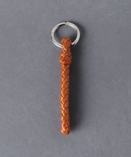 WHITE HOUSE COX（ホワイトハウスコックス）の「▲＜Whitehouse Cox（ホワイトハウスコックス）＞ P1280 メッシュ キーホルダー（キーホルダー・メンズ・ブラック/ダークグリーン/ダークブラウン/ベージュ/ネイビー・FREE）」の3枚目の写真