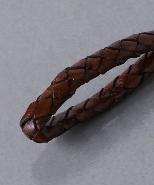 WHITE HOUSE COX（ホワイトハウスコックス）の「▲＜Whitehouse Cox（ホワイトハウスコックス）＞ P1280 メッシュ キーホルダー（キーホルダー・メンズ・ブラック/ダークグリーン/ダークブラウン/ベージュ/ネイビー・FREE）」の8枚目の写真