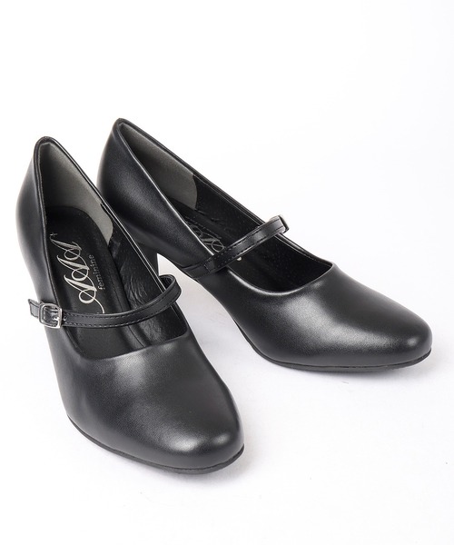 AAA+Feminine（サンエープラスフェミニン）の「AAA+Feminine ラウンドトゥ6.5ｃｍピンヒールリクルートパンプス（パンプス・レディース・ブラック/ブラック系その他/ブラック系その他2/ブラック系その他3・23/24/25/22/22.5/24.5/23.5）」の9枚目の写真