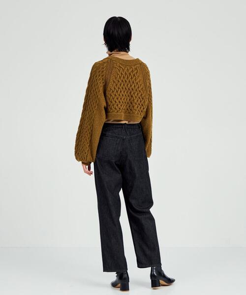 BRACTMENT(ブラクトメント)の「<BRACTMENT(ブラクトメント)>BM 2WAY ケーブルボレロ(カーディガン/ボレロ・レディース・ナチュラル/モカ・FREE)」の13枚目の写真