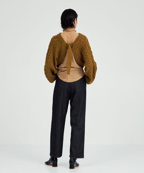 BRACTMENT(ブラクトメント)の「<BRACTMENT(ブラクトメント)>BM 2WAY ケーブルボレロ(カーディガン/ボレロ・レディース・ナチュラル/モカ・FREE)」の15枚目の写真