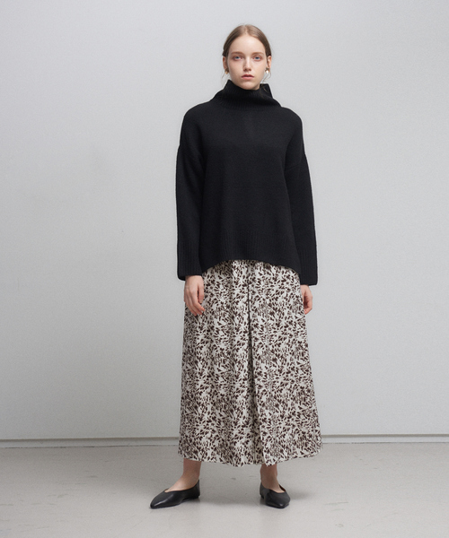 abahouse mavie（アバハウスマヴィ）の「プリントワイドタックパンツ（その他パンツ・レディース・カーキ/アイボリー・フリー）」の14枚目の写真