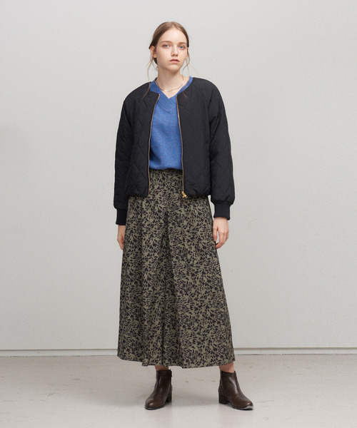 abahouse mavie（アバハウスマヴィ）の「プリントワイドタックパンツ（その他パンツ・レディース・カーキ/アイボリー・フリー）」の13枚目の写真