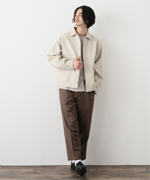 417 EDIFICE（フォーワンセブンエディフィス）の「フェイクレザーブルゾン（ブルゾン・メンズ・ブラック/ベージュ・MEDIUM/LARGE）」の3枚目の写真