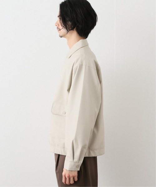 417 EDIFICE（フォーワンセブンエディフィス）の「フェイクレザーブルゾン（ブルゾン・メンズ・ブラック/ベージュ・MEDIUM/LARGE）」の5枚目の写真