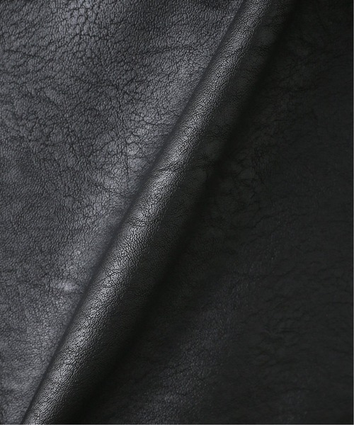 417 EDIFICE（フォーワンセブンエディフィス）の「フェイクレザーブルゾン（ブルゾン・メンズ・ブラック/ベージュ・MEDIUM/LARGE）」の19枚目の写真