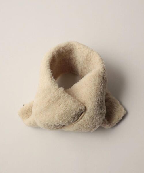 COLD BREAKER(コールドブレーカー)の「<COLD BREAKER(コールド ブレーカー)>Neckwarmer(ネックウォーマー/スヌード・レディース・ベージュ/ダークグレー・FREE)」の4枚目の写真