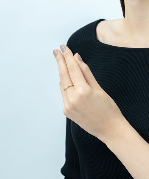 Jouete（ジュエッテ）の「K10 レイヤー ダイヤモンド リング
