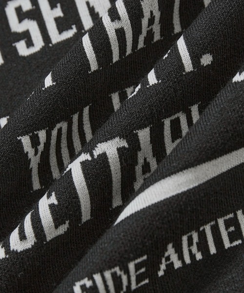 ADAM ET ROPE'(アダムエロペ)の「【ARTEMIO directed by SKIN】ジャカードニットプルオーバー(ニット/セーター・レディース・ブラック/グレー・FREE)」の13枚目の写真