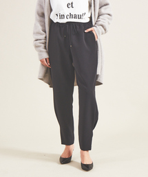 Rouge vif | 4WAYダブルクロス裾タックパンツ(その他パンツ)