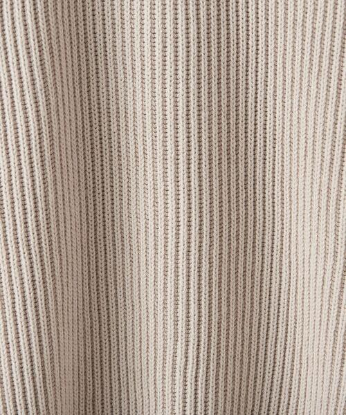 Steven Alan（スティーブンアラン）の「＜Steven Alan＞ AIR LOGG HENLEY NECK SWEATER-LOOSE/ニット（ニット/セーター・メンズ・ネイビー/ライトグレー・S/L/M/XL）」の10枚目の写真