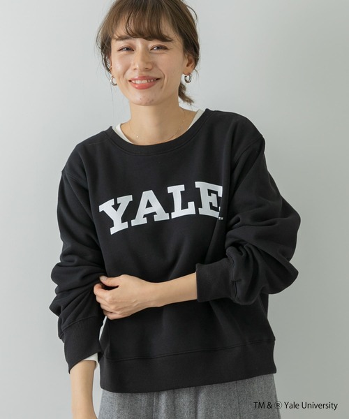 URBAN RESEARCH Sonny Label（アーバンリサーチサニーレーベル）の「YALE University Logosweat（Tシャツ/カットソー・レディース・ブラック/ネイビー/オフホワイト・FREE）」の5枚目の写真