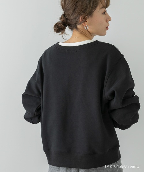 URBAN RESEARCH Sonny Label（アーバンリサーチサニーレーベル）の「YALE University Logosweat（Tシャツ/カットソー・レディース・ブラック/ネイビー/オフホワイト・FREE）」の6枚目の写真