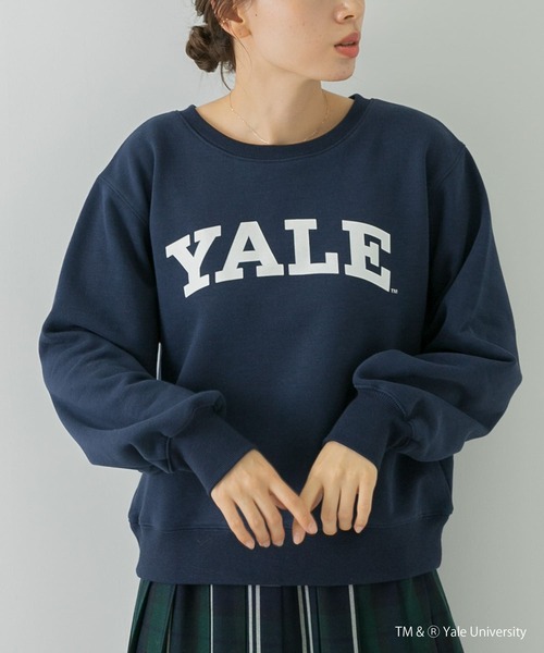 URBAN RESEARCH Sonny Label（アーバンリサーチサニーレーベル）の「YALE University Logosweat（Tシャツ/カットソー・レディース・ブラック/ネイビー/オフホワイト・FREE）」の10枚目の写真