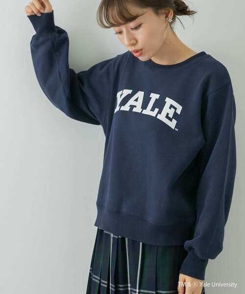 URBAN RESEARCH Sonny Label（アーバンリサーチサニーレーベル）の「YALE University Logosweat（Tシャツ/カットソー・レディース・ブラック/ネイビー/オフホワイト・FREE）」の11枚目の写真