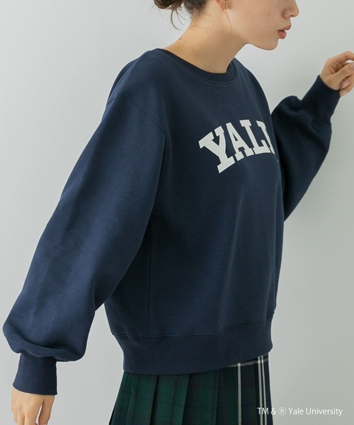 URBAN RESEARCH Sonny Label（アーバンリサーチサニーレーベル）の「YALE University Logosweat（Tシャツ/カットソー・レディース・ブラック/ネイビー/オフホワイト・FREE）」の12枚目の写真