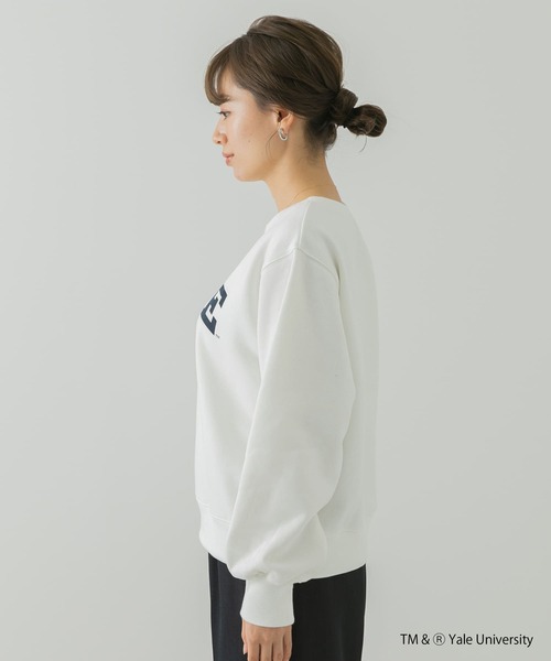 URBAN RESEARCH Sonny Label（アーバンリサーチサニーレーベル）の「YALE University Logosweat（Tシャツ/カットソー・レディース・ブラック/ネイビー/オフホワイト・FREE）」の16枚目の写真