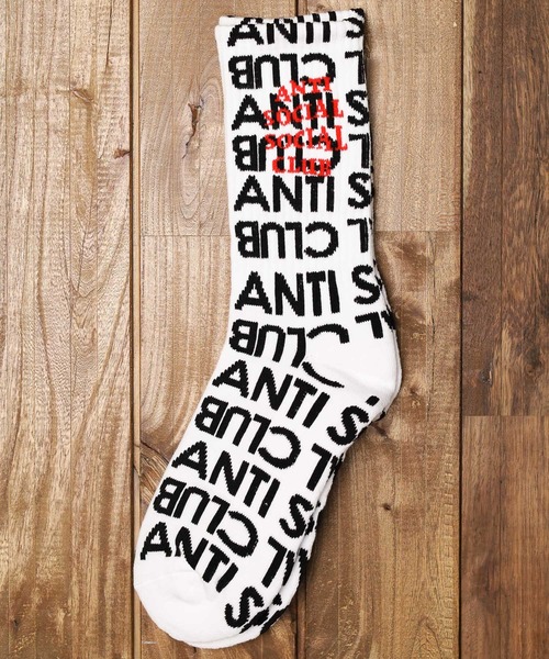 ANTI SOCIAL SOCIAL CLUB(アンチソーシャルソーシャルクラブ)の「『Anti Social Social Club』SOCKS(ソックス/靴下・メンズ・その他/ホワイト系1/ホワイト系2/ブラック系/ブラック系2/ブラック系3/その他2・FREE)」の2枚目の写真