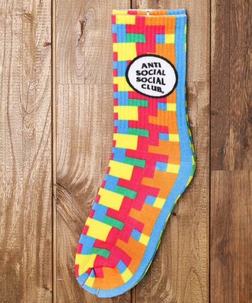 ANTI SOCIAL SOCIAL CLUB(アンチソーシャルソーシャルクラブ)の「『Anti Social Social Club』SOCKS(ソックス/靴下・メンズ・その他/ホワイト系1/ホワイト系2/ブラック系/ブラック系2/ブラック系3/その他2・FREE)」の1枚目の写真