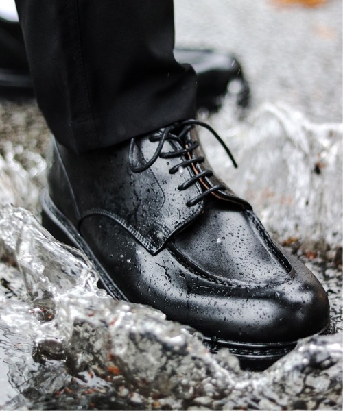 417 EDIFICE（フォーワンセブンエディフィス）の「◆【AQUA PRIME / アクアプライム】 U-チップシューズ（ドレスシューズ・メンズ・ブラック・9/7/10/8）」の3枚目の写真