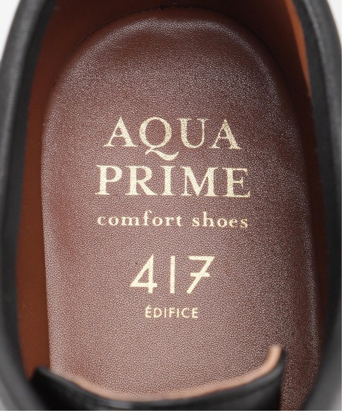 417 EDIFICE（フォーワンセブンエディフィス）の「◆【AQUA PRIME / アクアプライム】 U-チップシューズ（ドレスシューズ・メンズ・ブラック・9/7/10/8）」の10枚目の写真