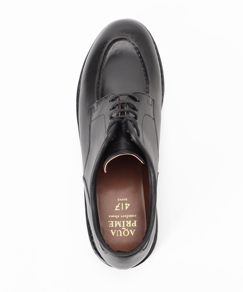 417 EDIFICE（フォーワンセブンエディフィス）の「◆【AQUA PRIME / アクアプライム】 U-チップシューズ（ドレスシューズ・メンズ・ブラック・9/7/10/8）」の11枚目の写真