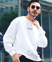 US.POLO ASSN./ユーエスポロアッスン ブランド別注 裏毛ワンポイント刺繍 スウェットトレーナー