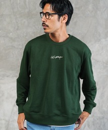 US.POLO ASSN./ユーエスポロアッスン ブランド別注 裏毛ワンポイント刺繍 スウェットトレーナー