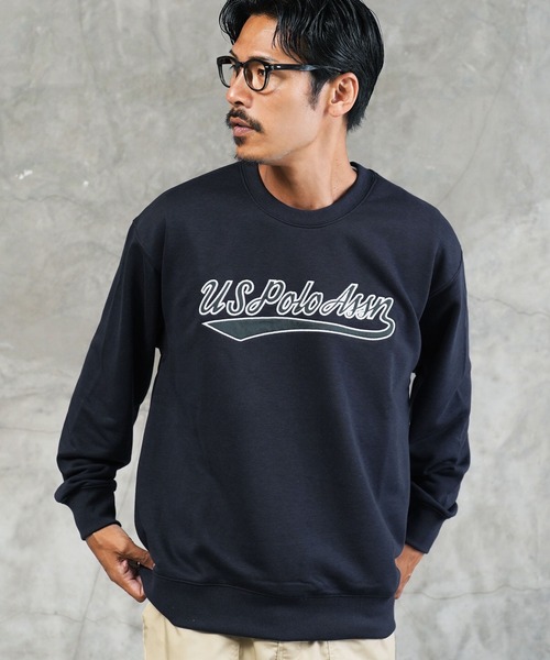U.S. POLO ASSN.(ユーエスポロアッスン)の「US.POLO ASSN./ユーエスポロアッスン ブランド別注 裏毛ワンポイント刺繍 スウェットトレーナー(スウェット・メンズ・ホワイト×ブラック/ブラック×ホワイト/グレー系その他/ブルー系その他/グレー系その他2/ブラック系その他2/グリーン系その他/ホワイト系その他/グリーン系その他3/ブルー系その他3/グレー系その他6/グレー系その他4/ブルー系その他2/グレー系その他3/ブラック系その他/ホワイト系その他2/グレー系その他5/グリーン系その他2・MEDIUM/LARGE/X-LARGE)」の17枚目の写真