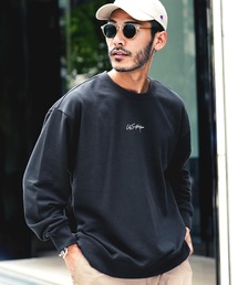 US.POLO ASSN./ユーエスポロアッスン ブランド別注 裏毛ワンポイント刺繍 スウェットトレーナー