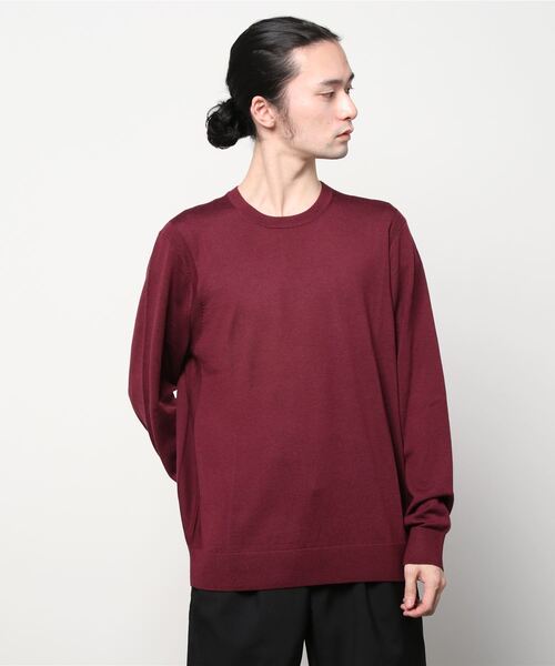 メリノウール クルーネック セーター