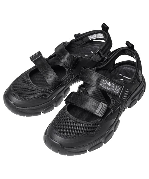 SHAKA(シャカ)の「SHAKA/シャカ OTTER TRAIL AT オッタートレイルエーティーソールシューズ サンダル(サンダル・メンズ・ブラック/オリーブ・8/9/10)」の1枚目の写真