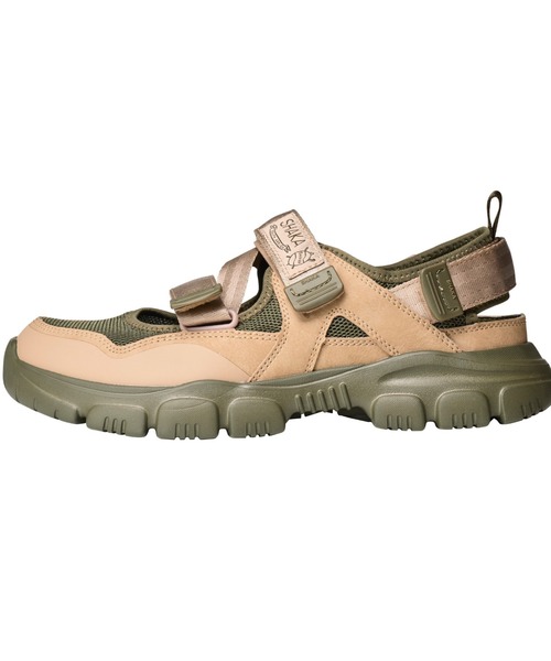 SHAKA(シャカ)の「SHAKA/シャカ OTTER TRAIL AT オッタートレイルエーティーソールシューズ サンダル(サンダル・メンズ・ブラック/オリーブ・8/9/10)」の5枚目の写真