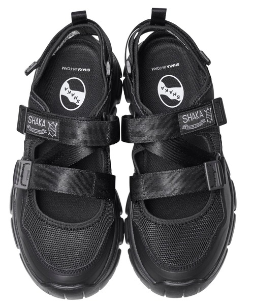 SHAKA(シャカ)の「SHAKA/シャカ OTTER TRAIL AT オッタートレイルエーティーソールシューズ サンダル(サンダル・メンズ・ブラック/オリーブ・8/9/10)」の7枚目の写真