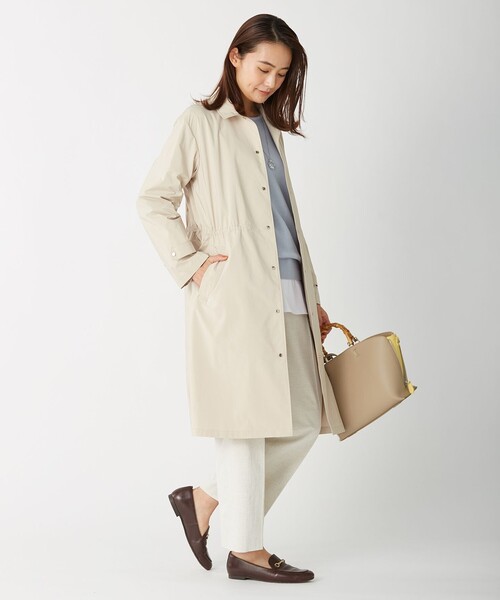 J.PRESS(ジェイプレス)の「【洗える】リランチェツイル ストレート パンツ(その他パンツ・レディース・アイボリー系/カーキ系/ネイビー系/スモーキーグリーン系・T13/T15)」の11枚目の写真