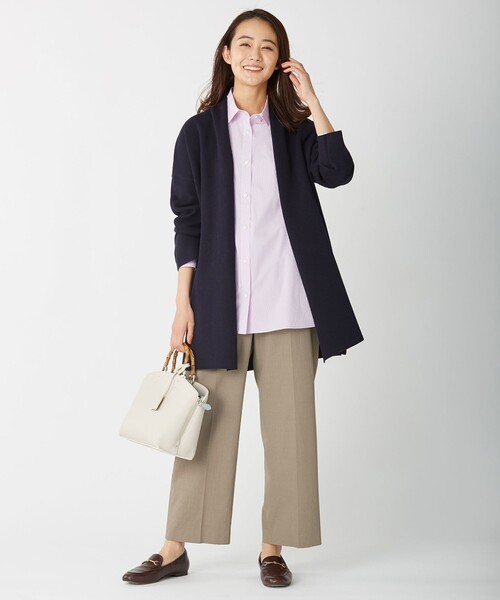 J.PRESS(ジェイプレス)の「【洗える】リランチェツイル ストレート パンツ(その他パンツ・レディース・アイボリー系/カーキ系/ネイビー系/スモーキーグリーン系・T13/T15)」の13枚目の写真