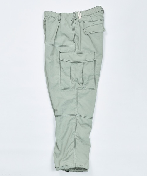 AlexanderLeeChang(アレキサンダーリーチャン)の「AlexanderLeeChang アレキサンダーリーチャン / NYLON CARGO PANTS ナイロンカーゴパンツ / AC042203(カーゴパンツ・メンズ・グレー/ブラック/スカイブルー・2/3)」の6枚目の写真