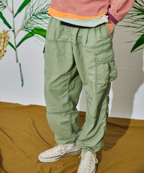 AlexanderLeeChang(アレキサンダーリーチャン)の「AlexanderLeeChang アレキサンダーリーチャン / NYLON CARGO PANTS ナイロンカーゴパンツ / AC042203(カーゴパンツ・メンズ・グレー/ブラック/スカイブルー・2/3)」の13枚目の写真
