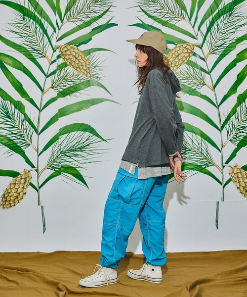 AlexanderLeeChang(アレキサンダーリーチャン)の「AlexanderLeeChang アレキサンダーリーチャン / NYLON CARGO PANTS ナイロンカーゴパンツ / AC042203(カーゴパンツ・メンズ・グレー/ブラック/スカイブルー・2/3)」の14枚目の写真