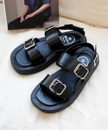 NOFALL | ダブルベルトアウトソールサンダル(サンダル)