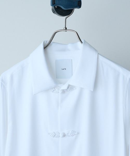 Lui's（ルイス）の「バンブーレーヨンサテン チャイナシャツ（シャツ/ブラウス・メンズ・ホワイト/ブラック・SMALL/MEDIUM）」の17枚目の写真