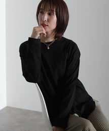 ラウンド ロング ヘムロンT 長袖