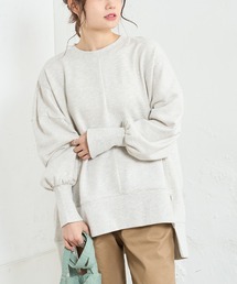 PUAL CE CIN | 切り替えBIGプルオーバー(スウェット)