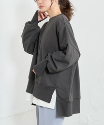 PUAL CE CIN | 切り替えBIGプルオーバー(スウェット)