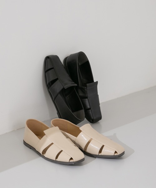 menue(メヌエ)の「グルカサンダル(サンダル・レディース・ブラック/ナチュラル/キャメル/イエロー/ダークブラウン/ベージュ・LL/S/M/L/3L/XS)」の4枚目の写真