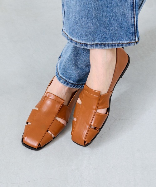 menue(メヌエ)の「グルカサンダル(サンダル・レディース・ブラック/ナチュラル/キャメル/イエロー/ダークブラウン/ベージュ・LL/S/M/L/3L/XS)」の6枚目の写真