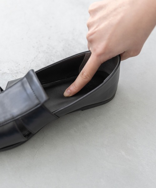 menue(メヌエ)の「グルカサンダル(サンダル・レディース・ブラック/ナチュラル/キャメル/イエロー/ダークブラウン/ベージュ・LL/S/M/L/3L/XS)」の10枚目の写真