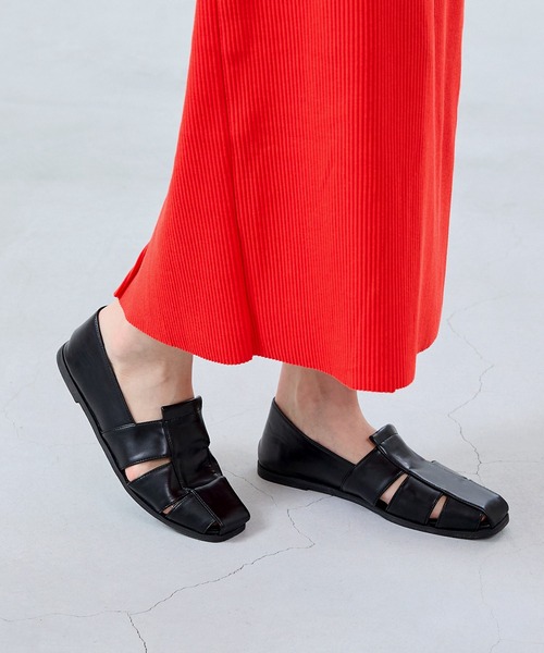 menue(メヌエ)の「グルカサンダル(サンダル・レディース・ブラック/ナチュラル/キャメル/イエロー/ダークブラウン/ベージュ・LL/S/M/L/3L/XS)」の18枚目の写真