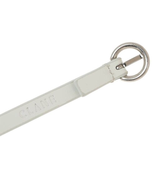 CLANE THIN LINE BELT スィンラインベルト 白 ホワイト CLANE THIN LINE BELT スィンラインベルト 白 ホワイト クラネ